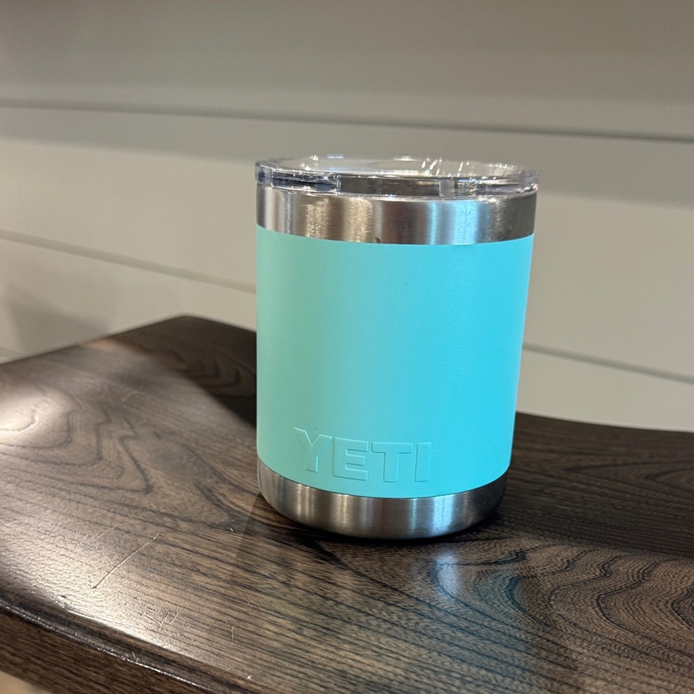 YETI 10oz  Aqua Stainless Steel Tumbler